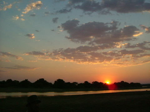 サウスルワングワでの夕陽